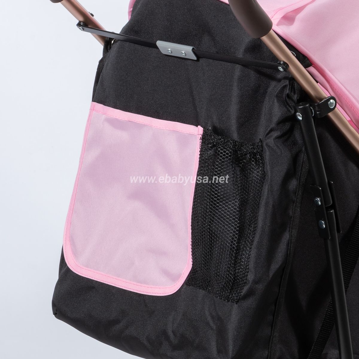 EBABY - Coche Bastón Reclinable E baby Zazu EB217-1 Rosado