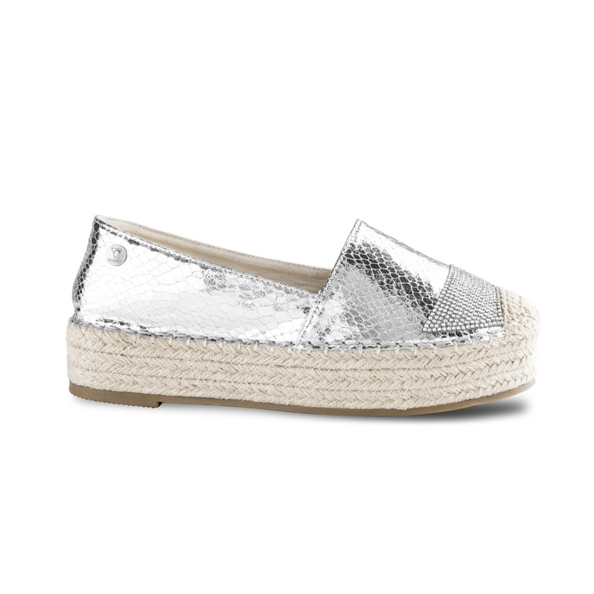VIA UNO - Alpargata Via Uno RS-A12 Silver - Mujer