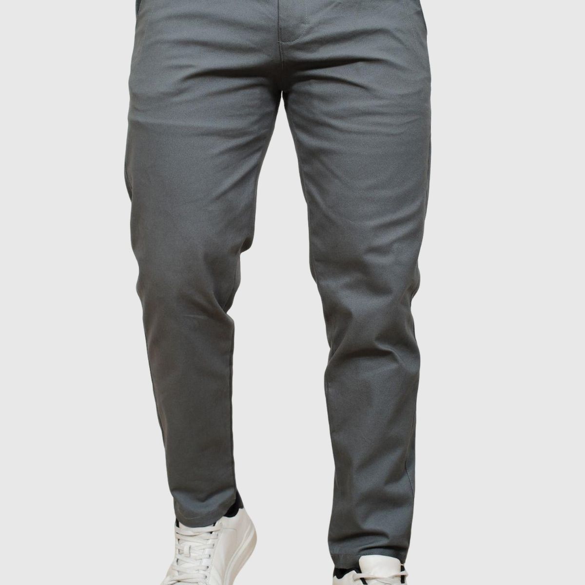 J JERAOUS - PANTALOM JERAOUS DRILL STRECH Verde Cemento