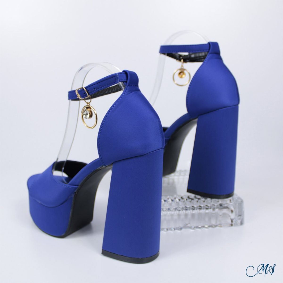 MARGLO SHOES - Sandalias Altas Mujer Azul M41