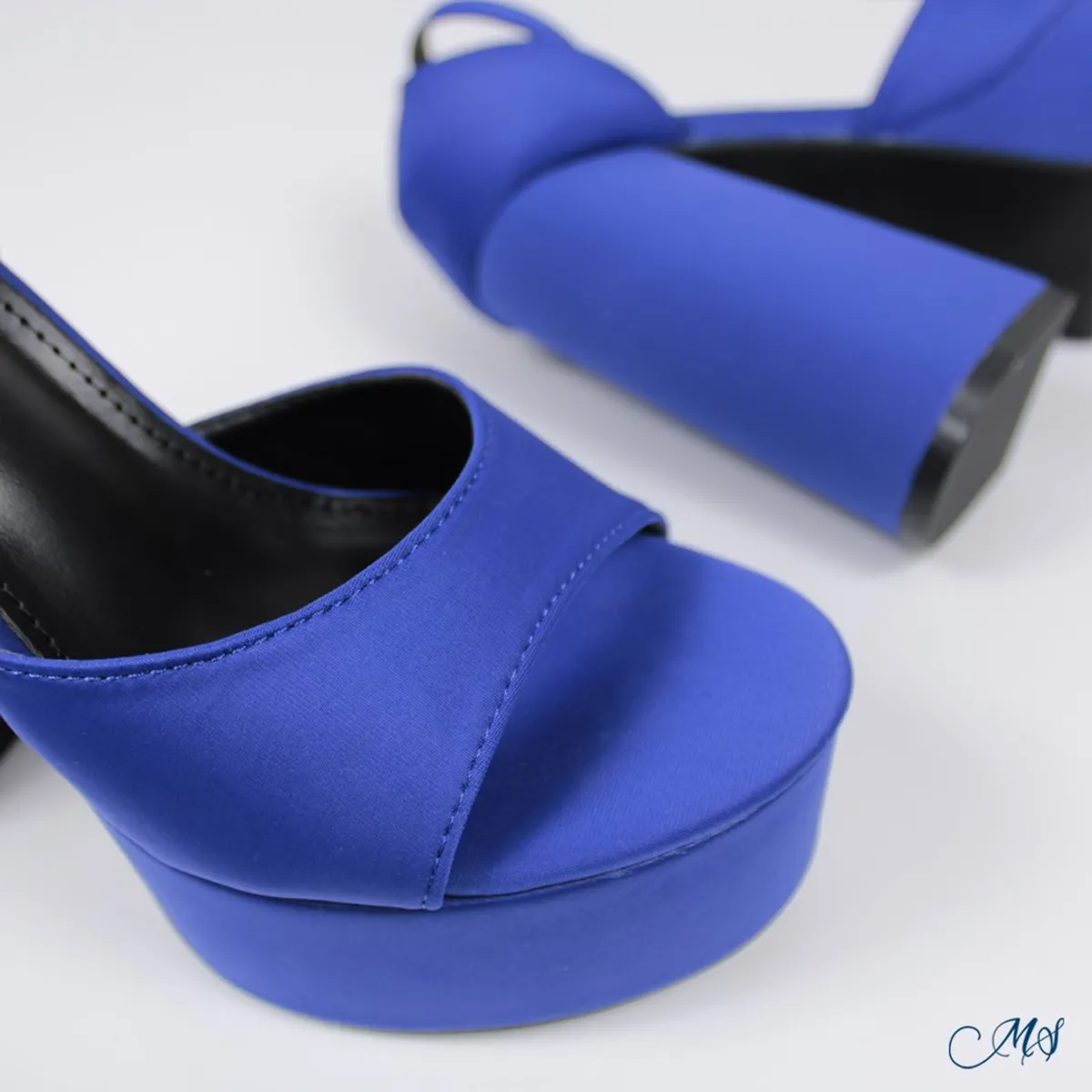 MARGLO SHOES - Sandalias Altas Mujer Azul M41