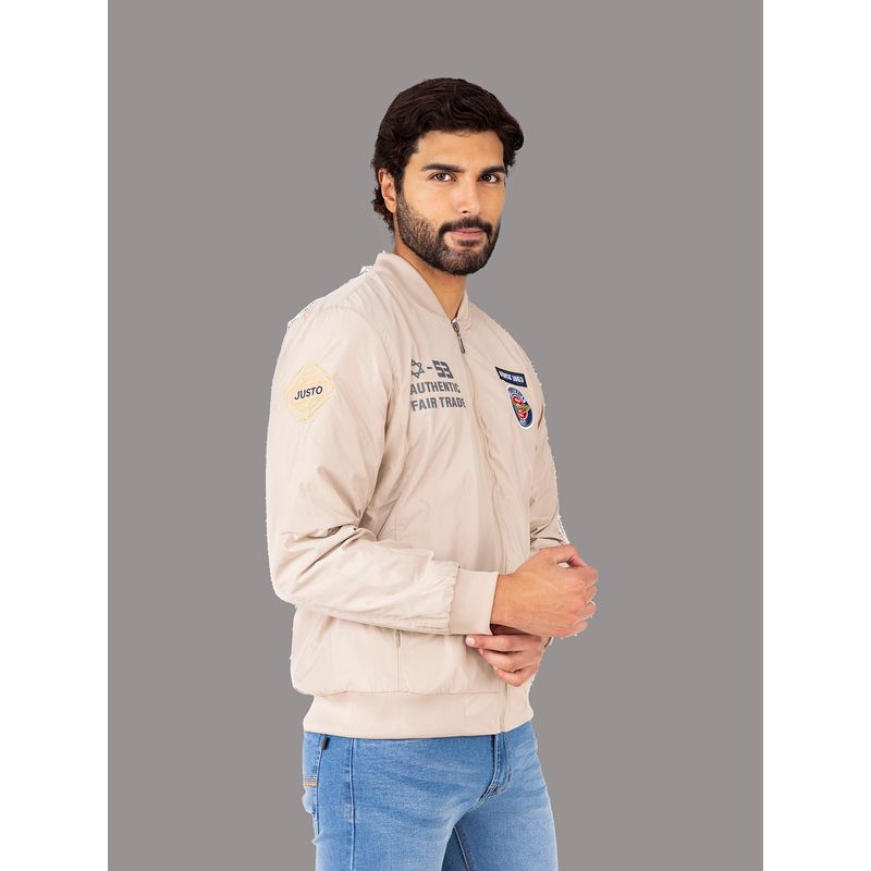 JUSTO - CASACA BOMBER JUSTO HOMBRE  BORDADO SLIM FIT