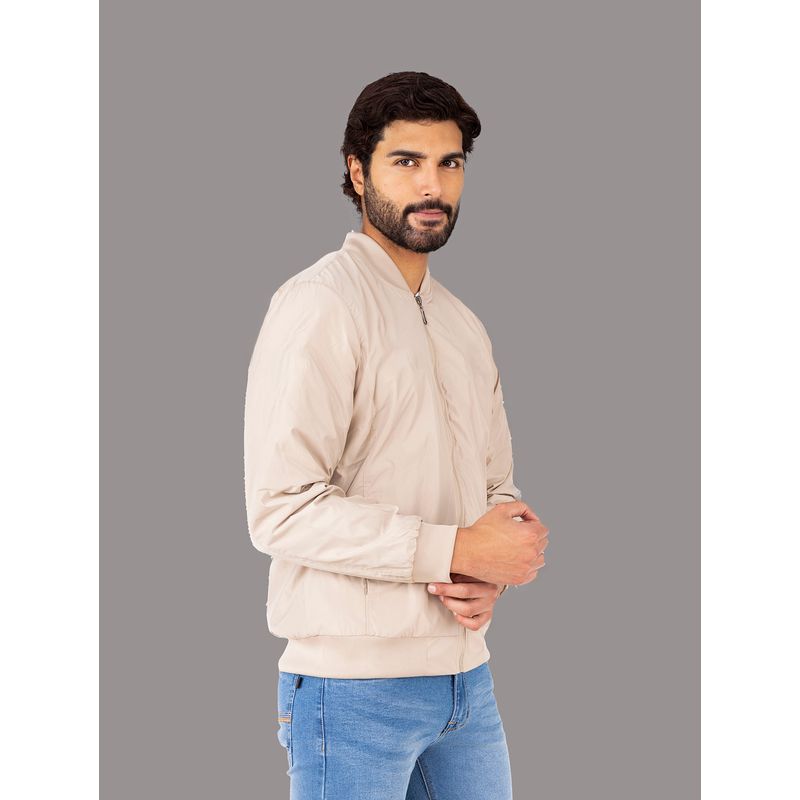 JUSTO - CASACA BOMBER JUSTO HOMBRE  SOLIDO SLIM FIT