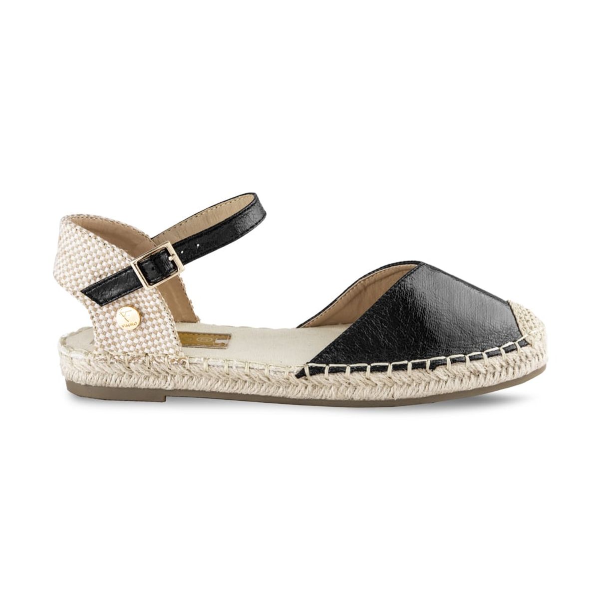 VIA UNO - Alpargata Via Uno 3V9271-6 Black - Mujer