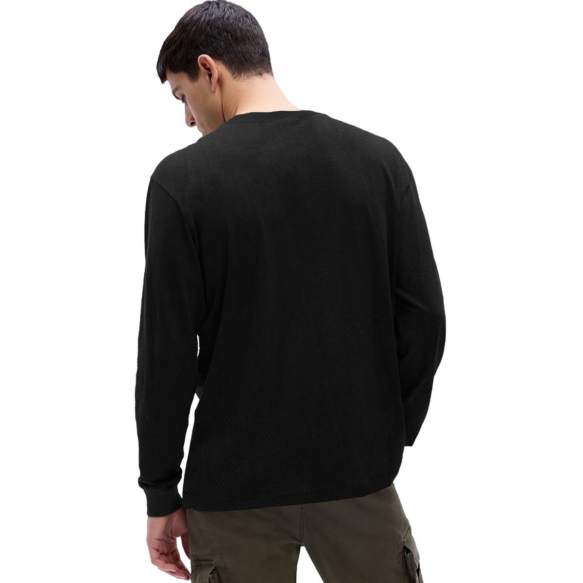 SWISS LORD - Polo Manga Larga con puños de algodon