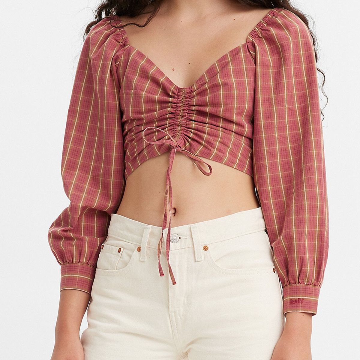 LEVIS - Blusa Mujer Devin Rojo Levis