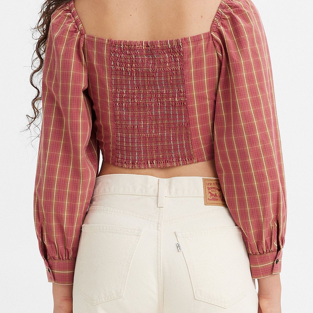 LEVIS - Blusa Mujer Devin Rojo Levis