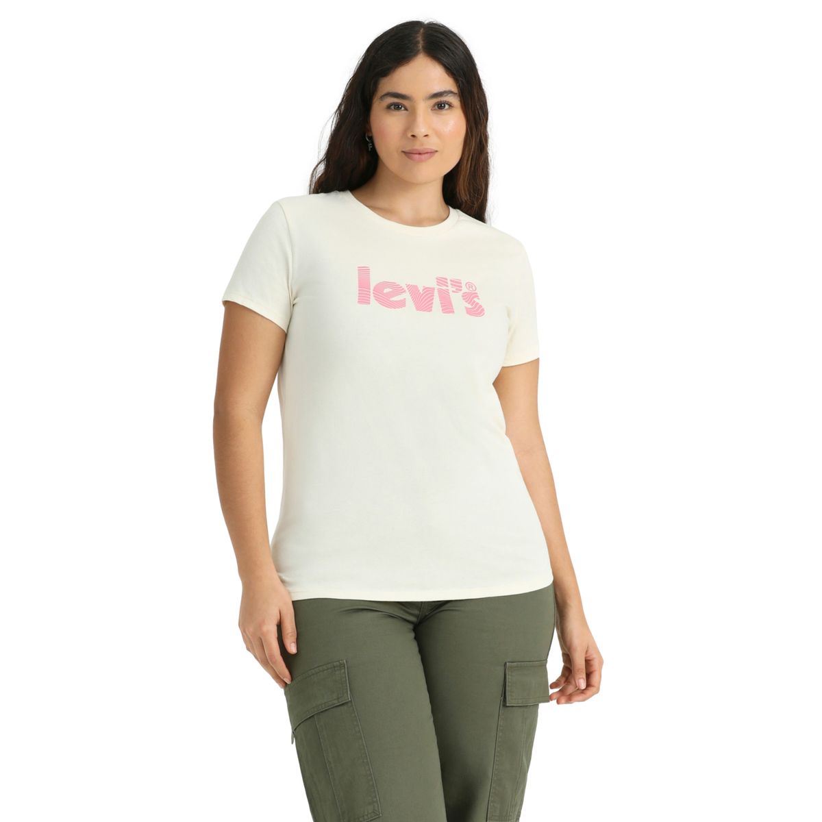 LEVIS - Polo Mujer Con Logo Poster Blanco Levis