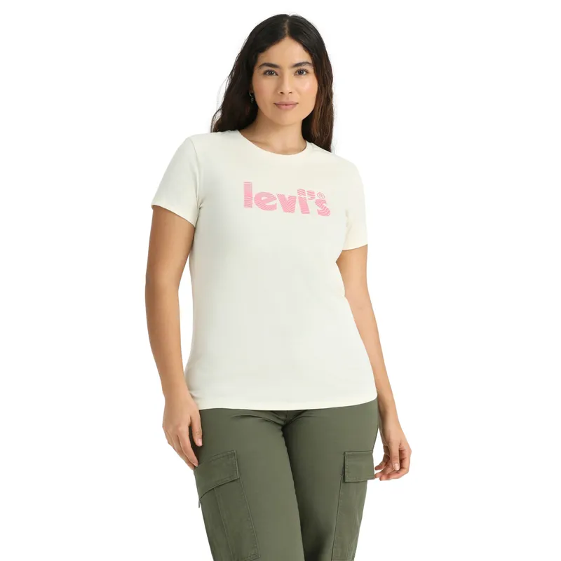 Polo Mujer Con Logo Poster Blanco Levis LEVIS
