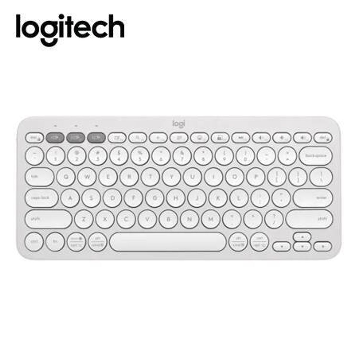 LOGITECH - TECLADO LOGITECH PEBBLE 2 K380S BLUETOOTH/WIRELESS SP WHITE