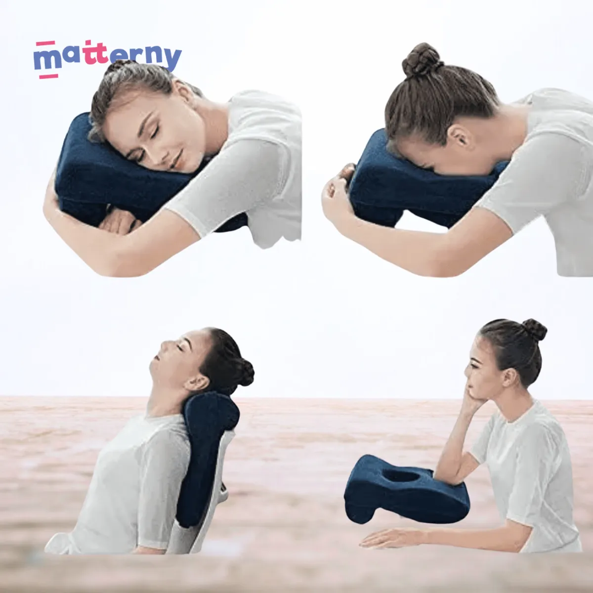 CASATEX - Cojín Ortopédico Viscoelástico MEMORY FOAM Beige