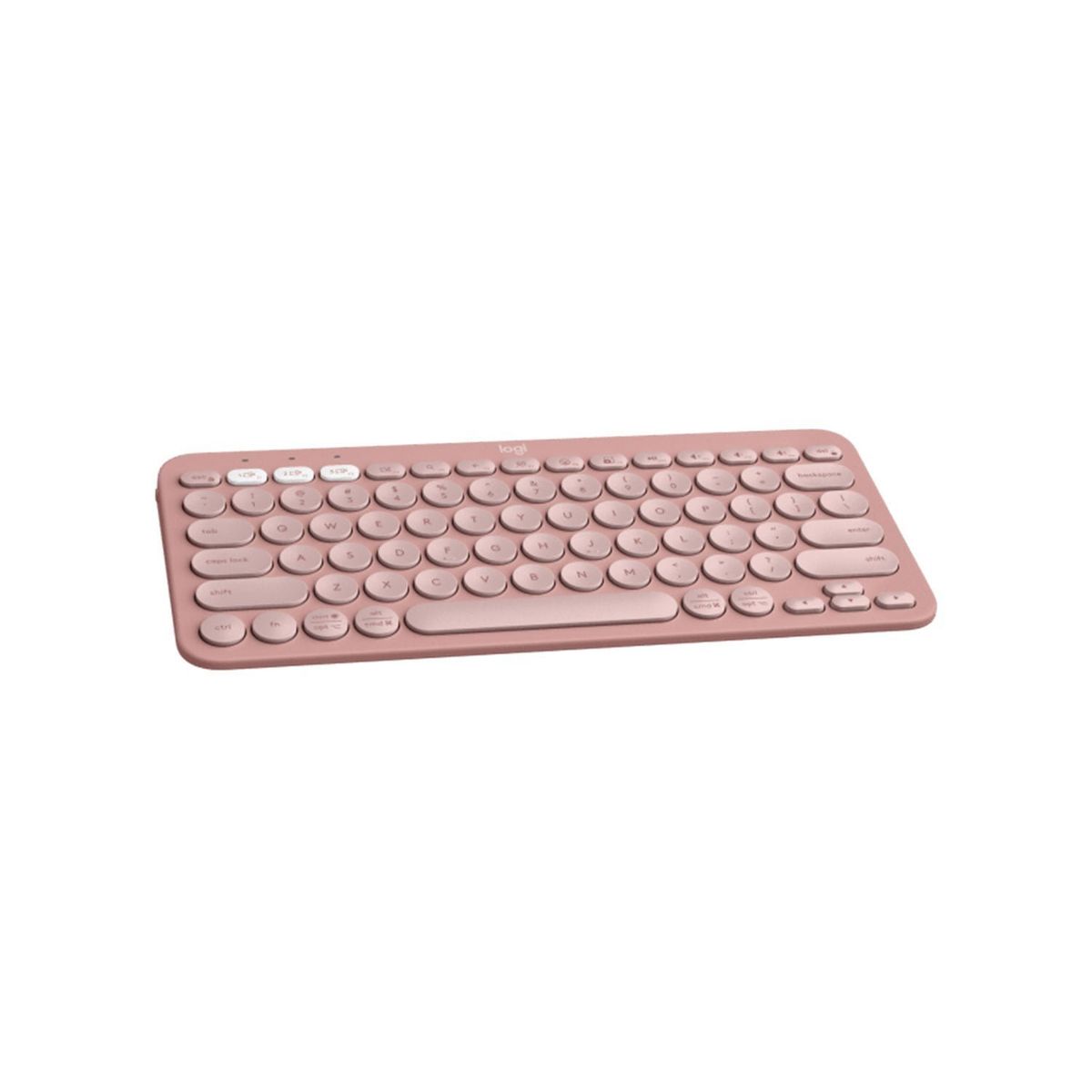 LOGITECH - TECLADO WINDOWS INALÁMBRICO LOGITECH K380S PEBBLE KEYS 2 BLUETOOTH/WIRELESS SP ROSA