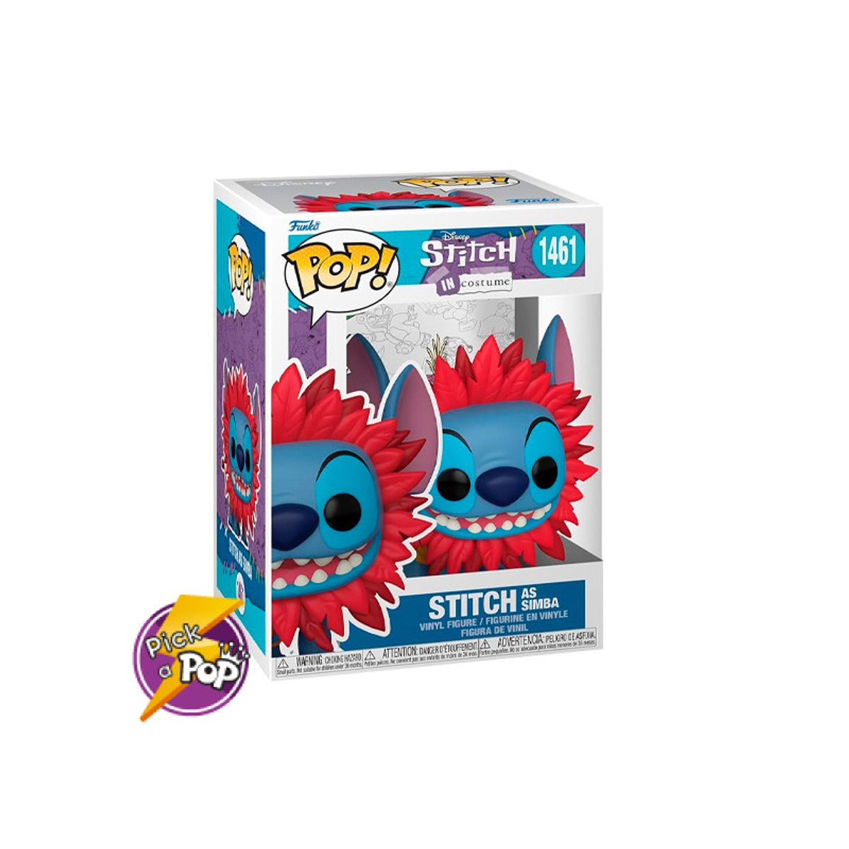FUNKO - STITCH IN CUSTOME STITCH AS SIMBA 1461