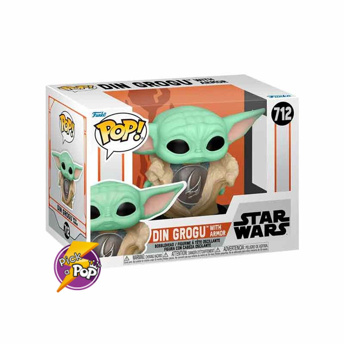 FUNKO - GROGU WITH ARMOR THE MANDALORIAN 712