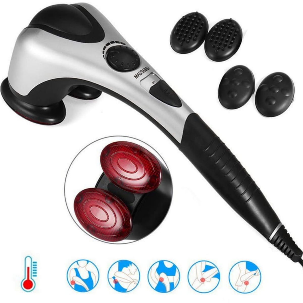 GENERICO - Masajeador profesional potente infrarrojo eléctrico