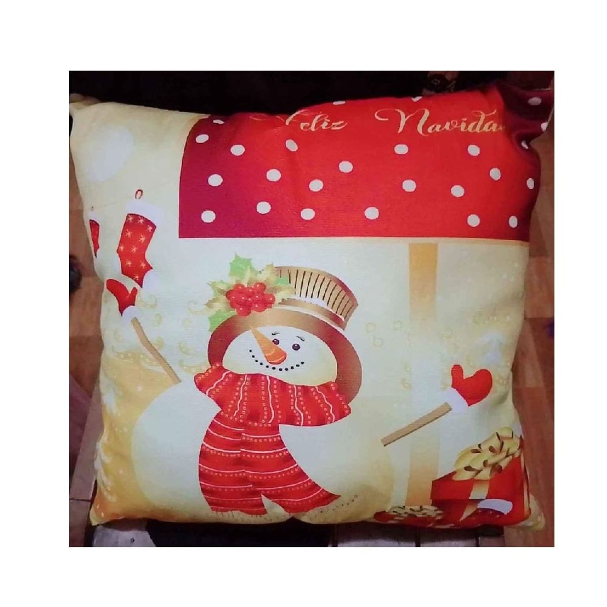 GENERICO - set de 2 Fundas de cojin navideñas