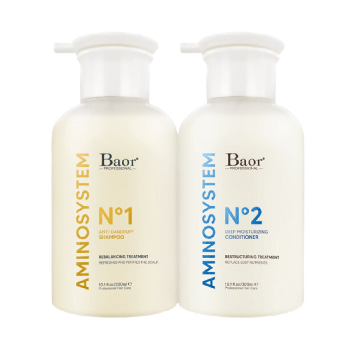 BAOR PROFESSIONAL - BAOR - Aminosystem Anti-Dandruff Shampoo 300ml + Acondicionador 300ml