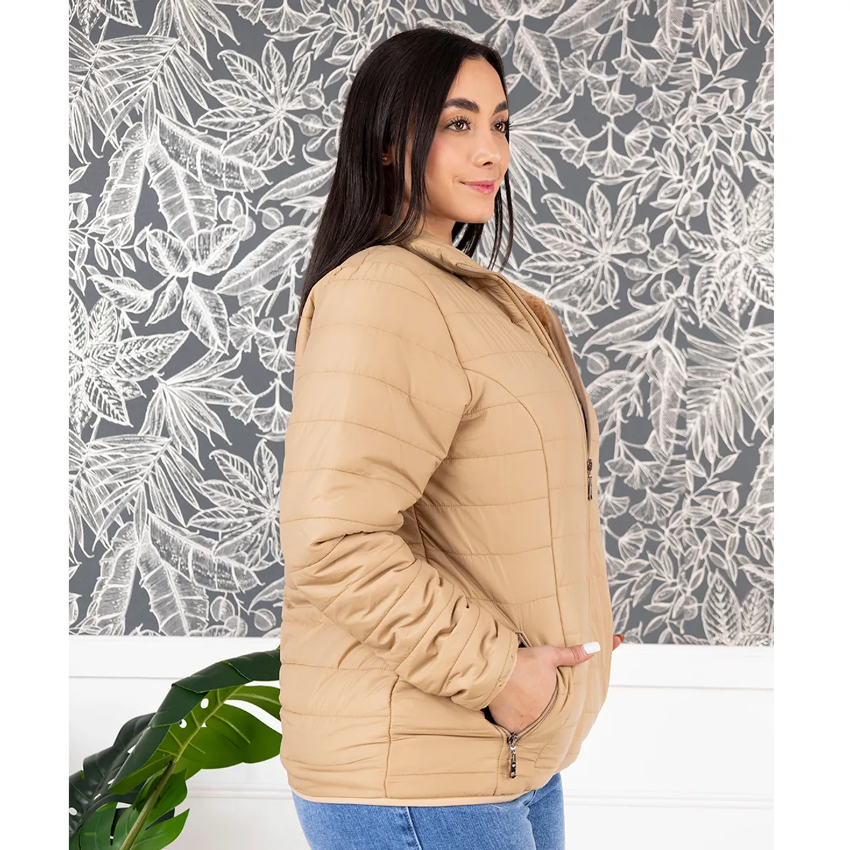 JUSTO - CASACA PARA MUJER  - ACOLCHADO