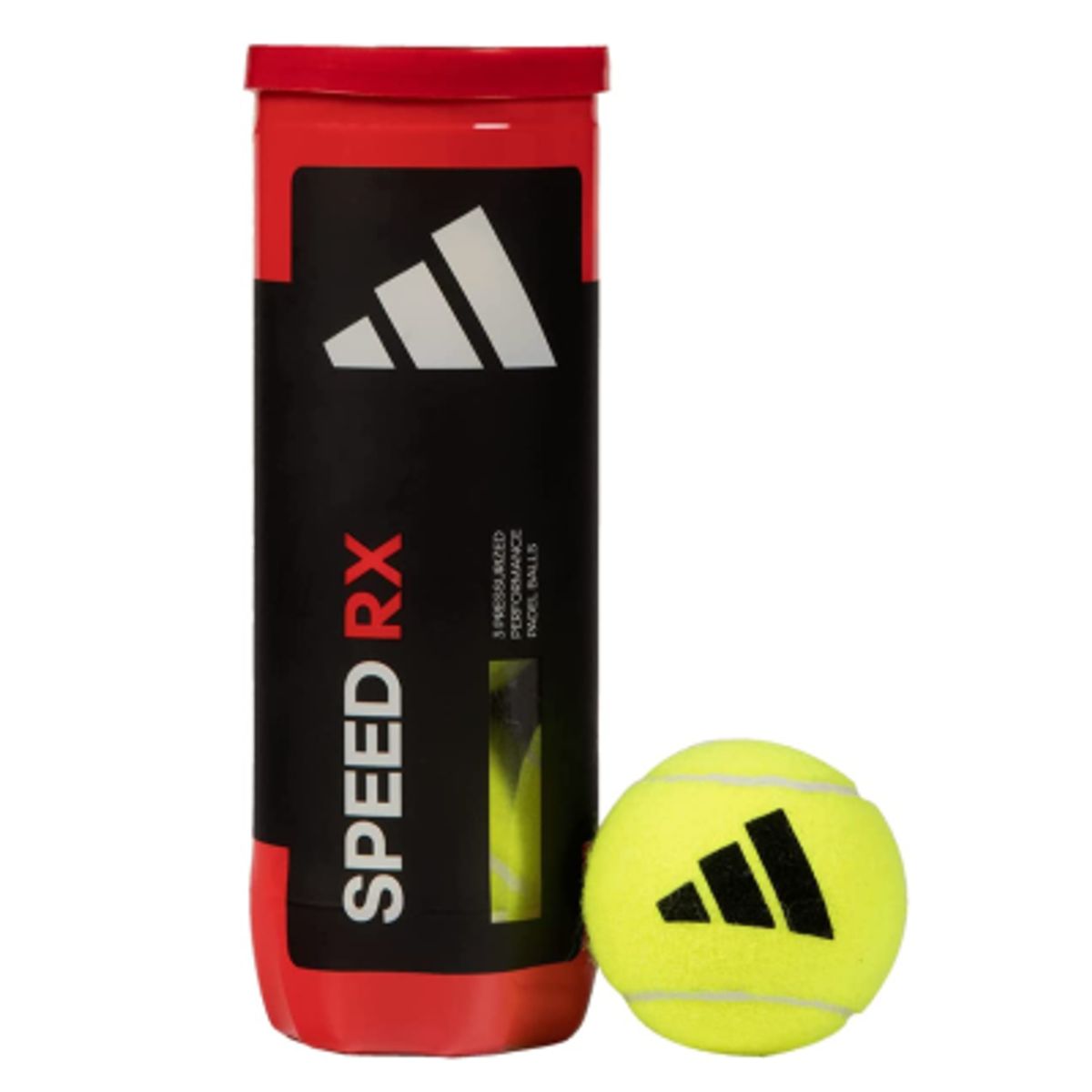 ADIDAS - PACK DE 3 TUBOS DE PELOTAS ADIDAS PADEL SPEED RX