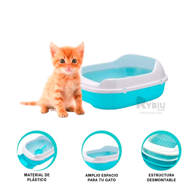 GENERICO - Bandeja Transportable en Tono Celeste Y+Envoltorio de Regalo