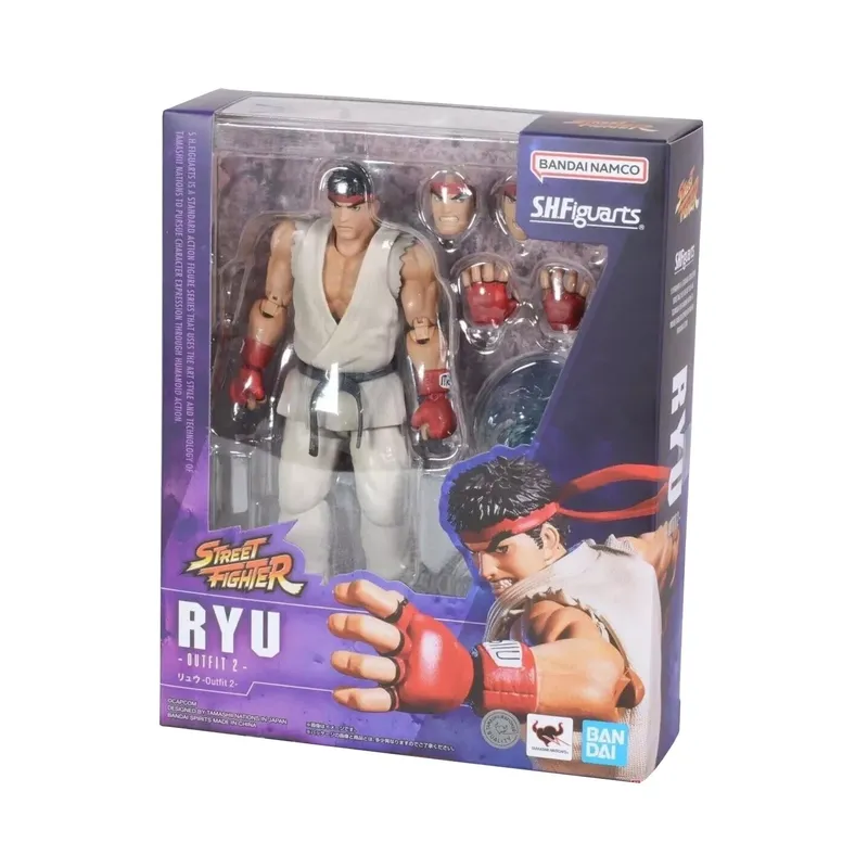 FIRST 4 FIGURES - Ryu -Outfit 2- Street Fighter SHFiguarts Action Figure