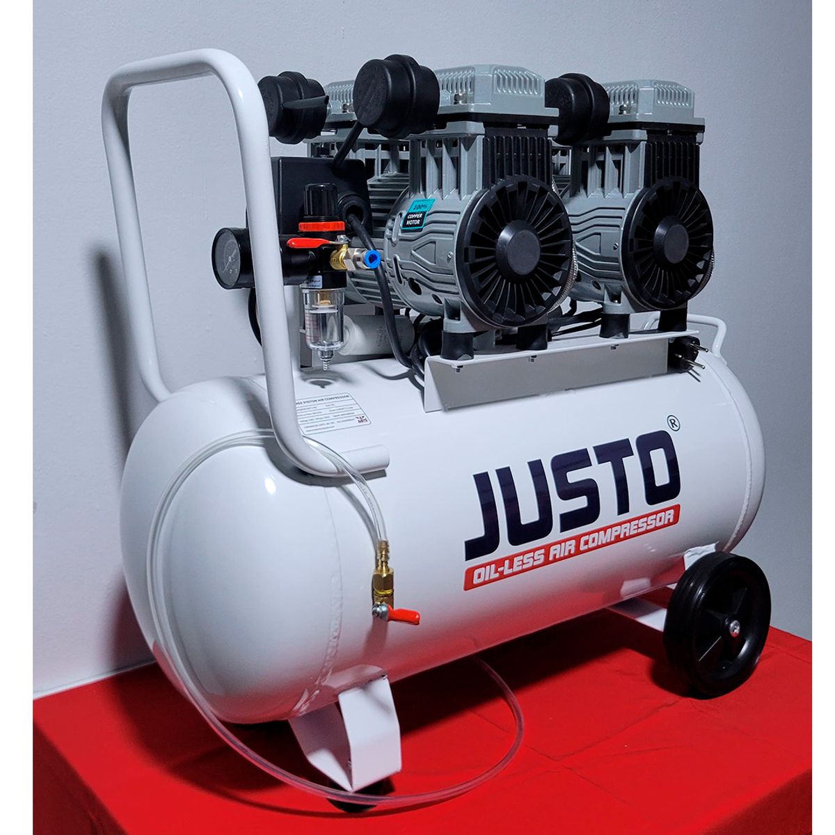 JUSTO - COMPRENSORA DENTAL 2HP  50L LIBRE DE  ACEITE