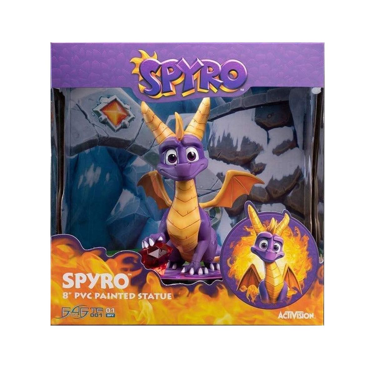 FIRST 4 FIGURES - First4Figures Spyro The Dragon - Estatua coleccionable con base