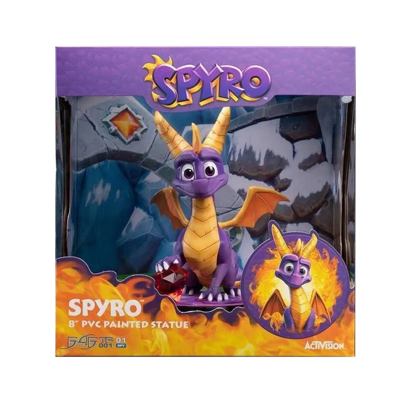 FIRST 4 FIGURES - First4Figures Spyro The Dragon - Estatua coleccionable con base