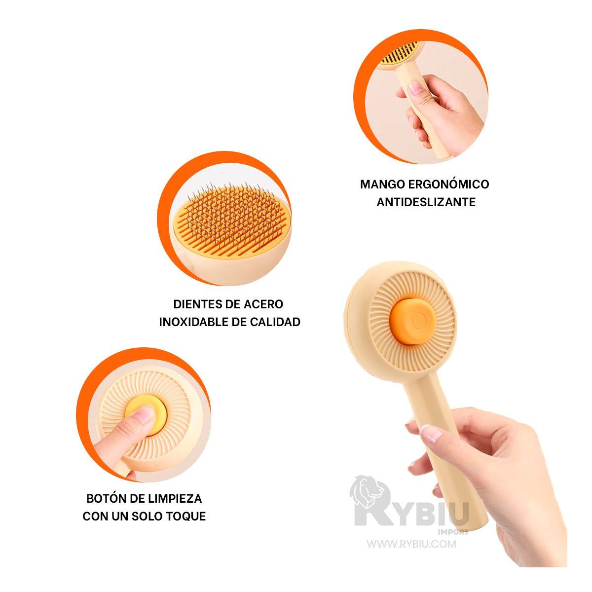 GENERICO - Accesorio de Pelusa Cats y Dogs en Naranja Y+Agendita