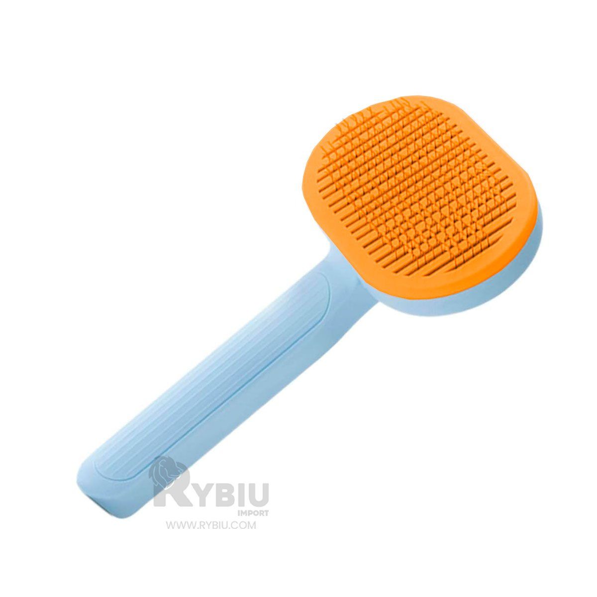 RYBIU IMPORT - Cepillo de Gato con Boton de Limpieza Naranja Y+Agendita