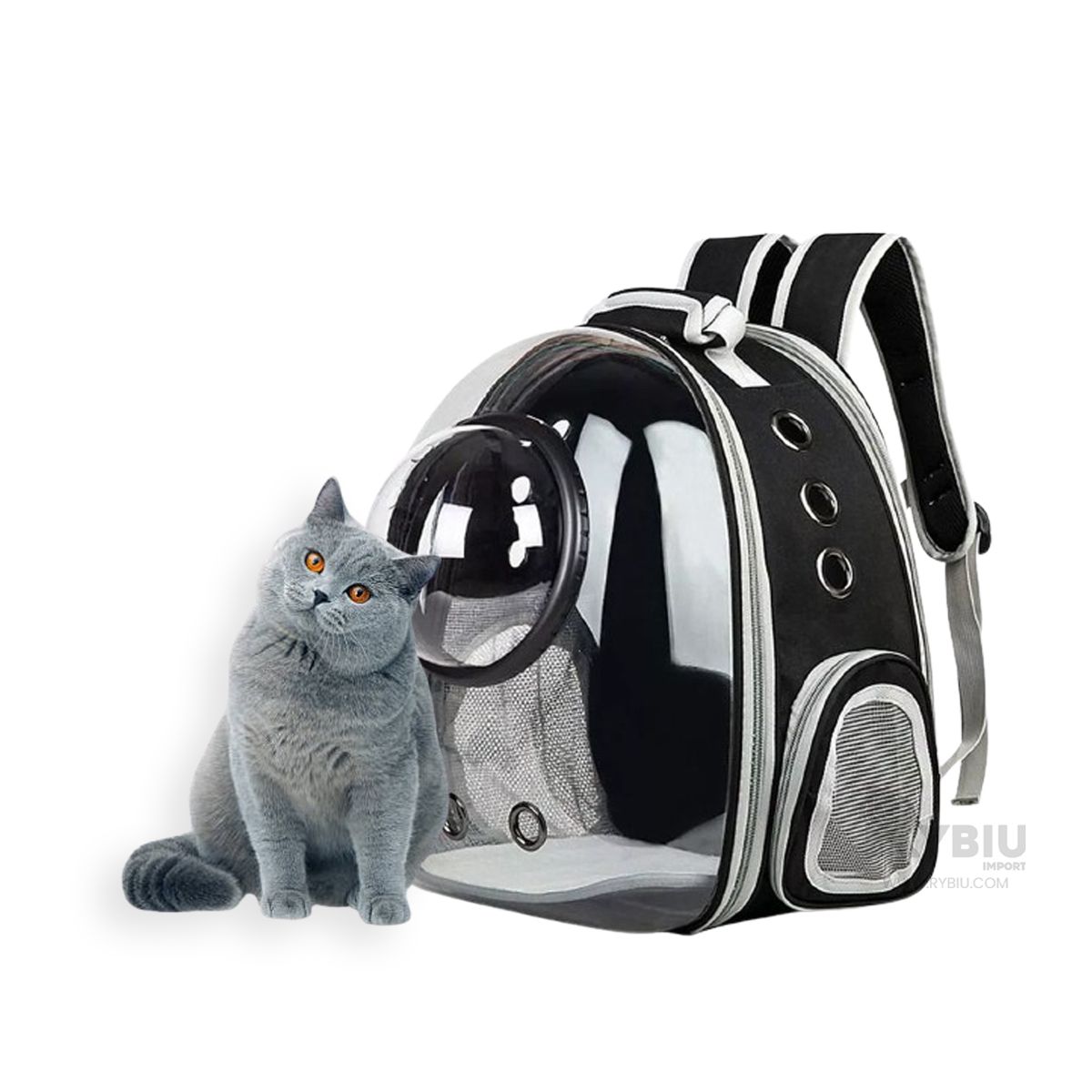 RYBIU IMPORT - Maleta Viajera y Funcional de Negro Y+Envoltorio de Regalo