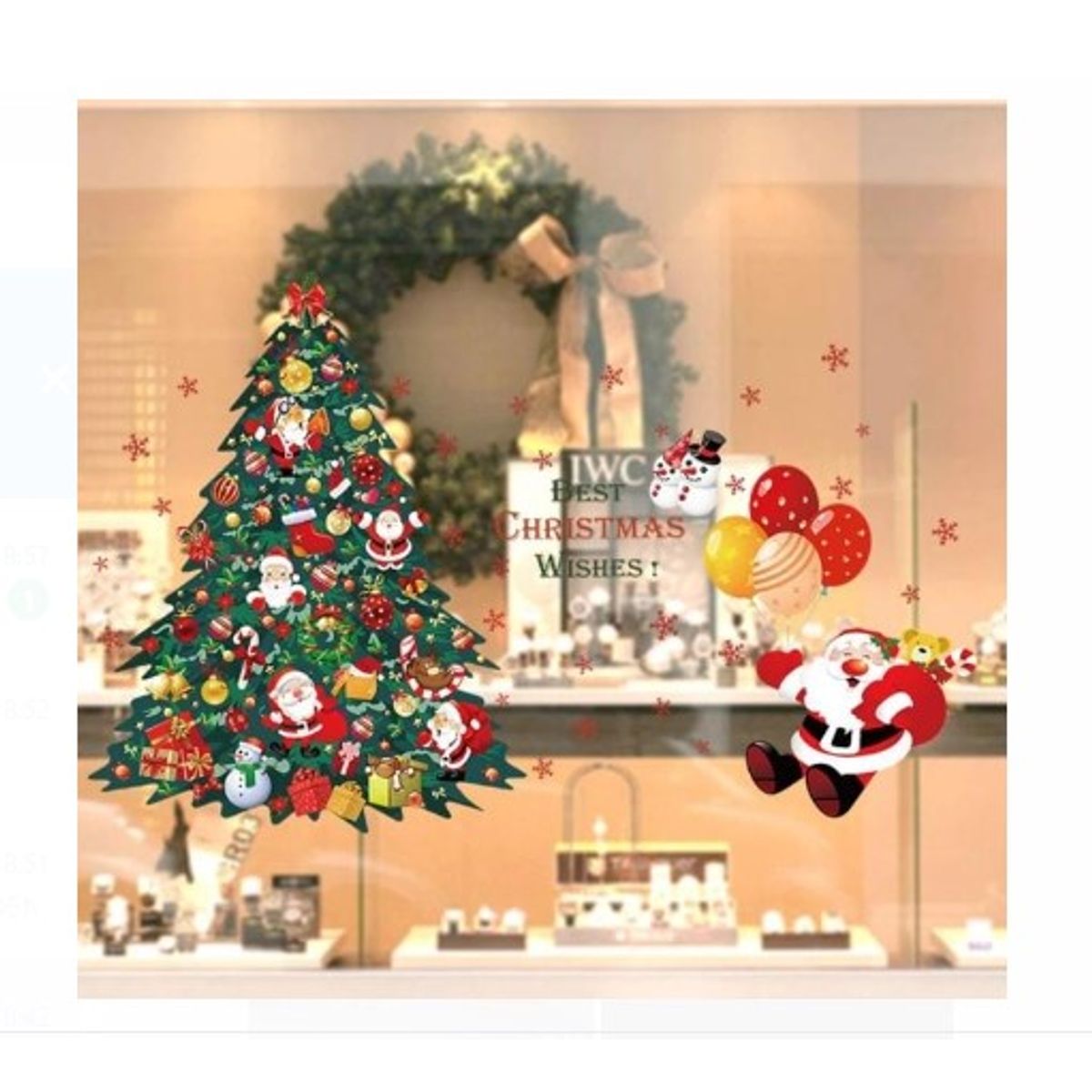 GENERICO - Pegatina Navidad stickers adhesivos Grande