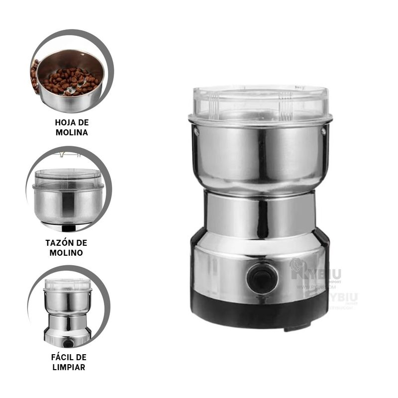 GENERICO - Triturador Potente de Cocina para Cafe Y+Regalo Agendita