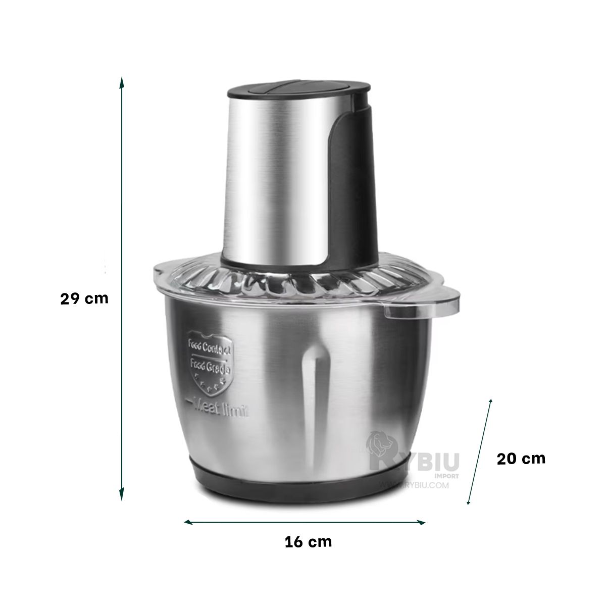 GENERICO - Moledora Practico de3 Litros Y+Regalo Ligas para Peinar