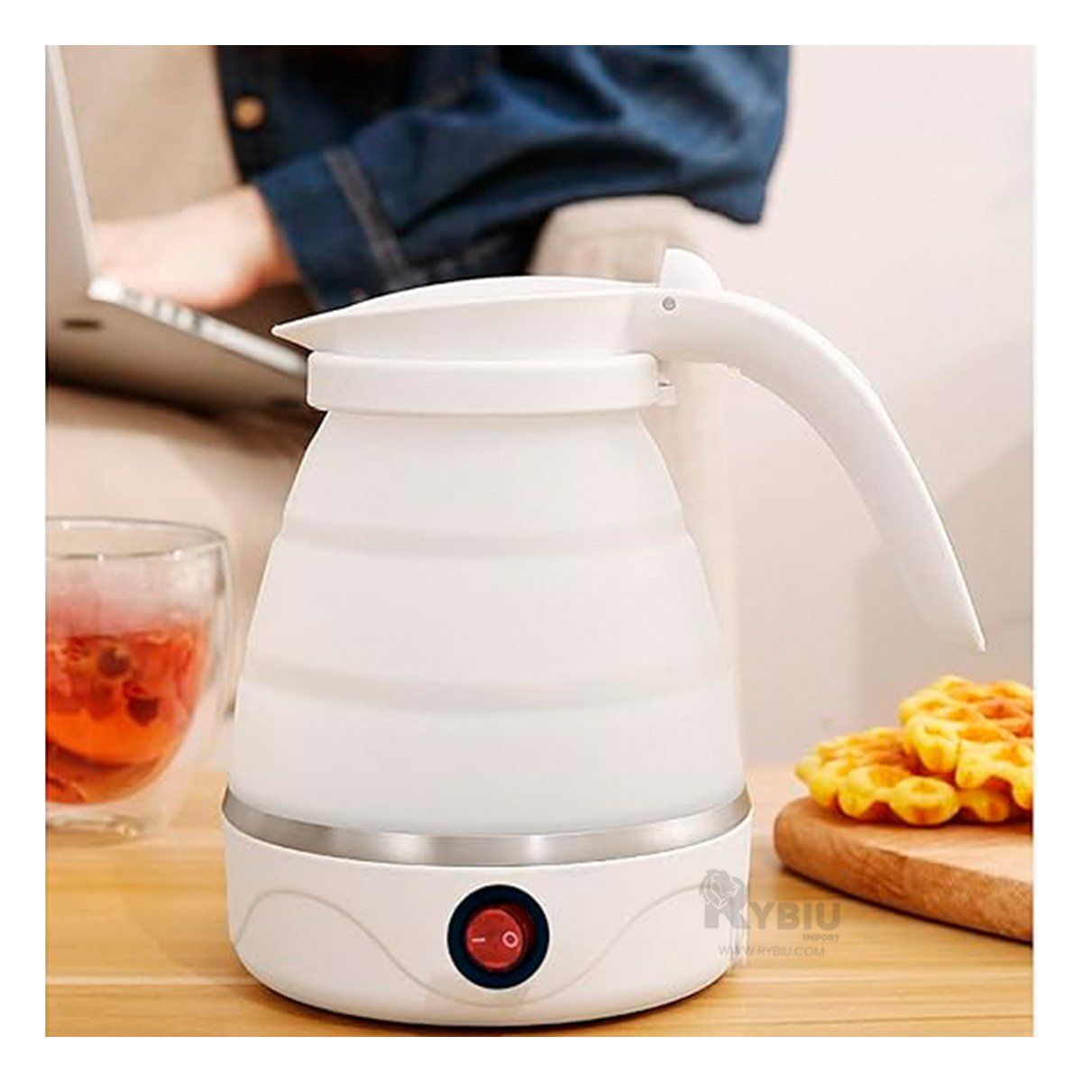 GENERICO - Hervidor de Alta Temperatura 600ml Blanco Y+Gift MiniAgenda