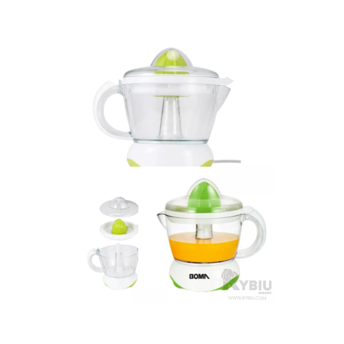 GENERICO - Extractor Silencioso de 1200ml en Blanco Y+Gift Stickers