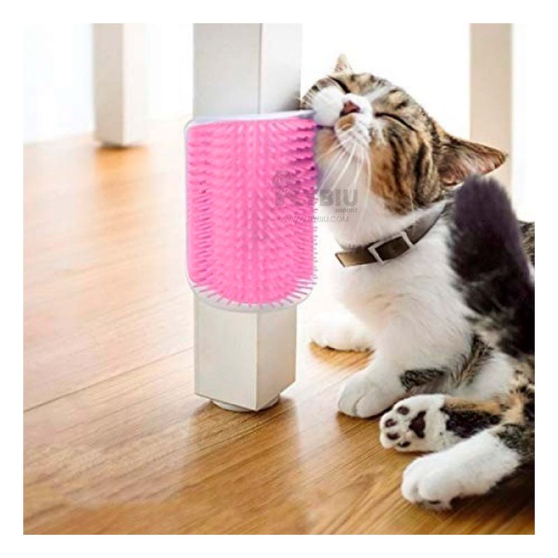 RYBIU IMPORT - Rascador Vertical para Felino Tono Rosado Y+Regalo Stickers
