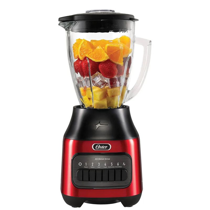 OSTER - Licuadora Oster® con vaso de vidrio y 6 vel. más pulso BLSTPEG-CPB