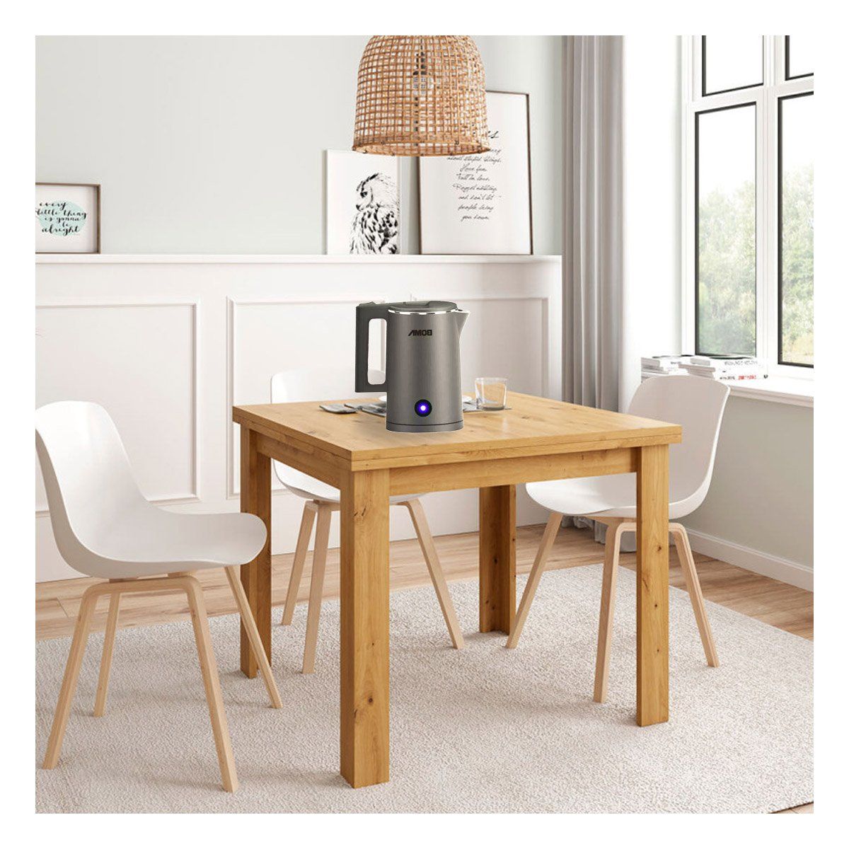 GENERICO - Jarron Domestico de 1800ml en Plomo Y+Gift Stickers