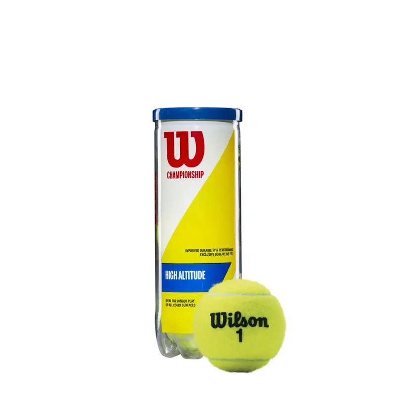 WILSON - Pelota de Tenis Canchas de Altura Championship x3 - Wilson
