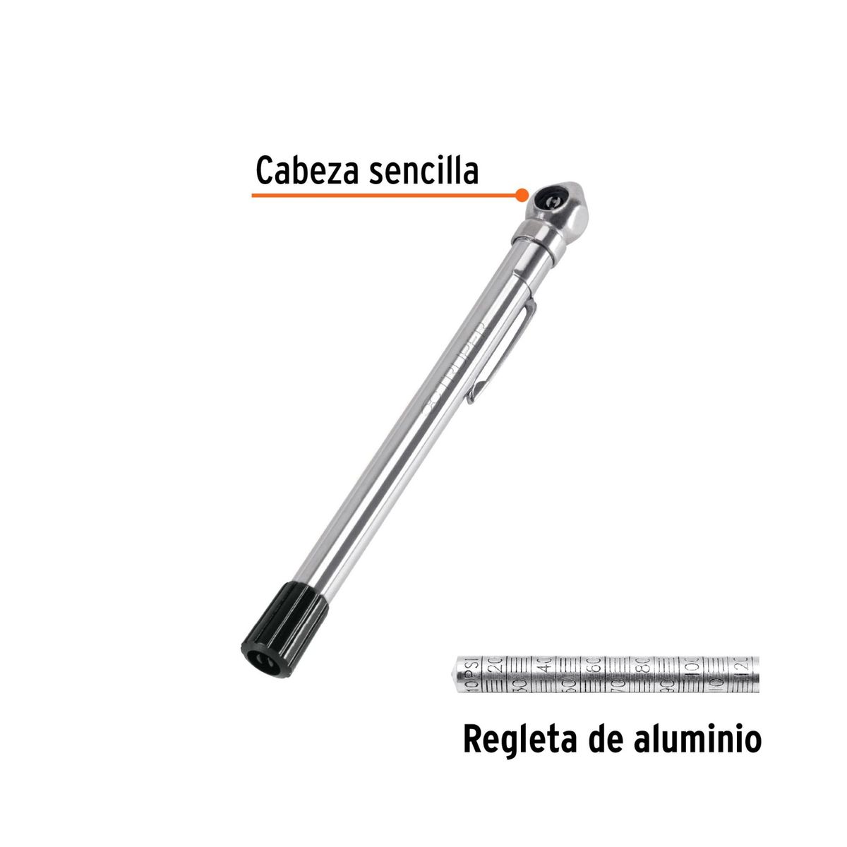 TRUPER - Medidor de aire 120 PSI calibrador TRUPER