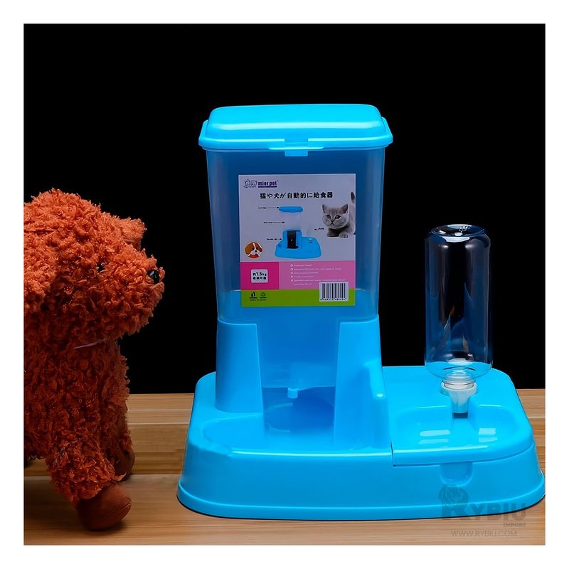 GENERICO - Despachador Automatico de Color Celeste Y+Regalo Stickers