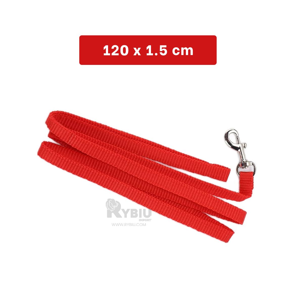 RYBIU IMPORT - Pechera de Uso Facil Pet Rojo Y+Regalo Ligas para Peinar