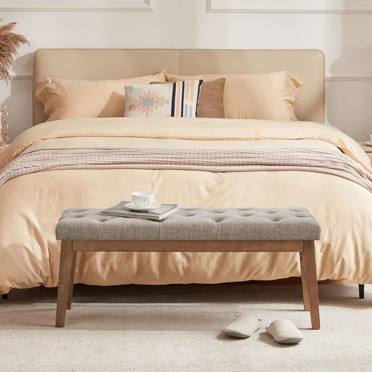 GENERICO - Banqueta Lola Gris Pandora Home