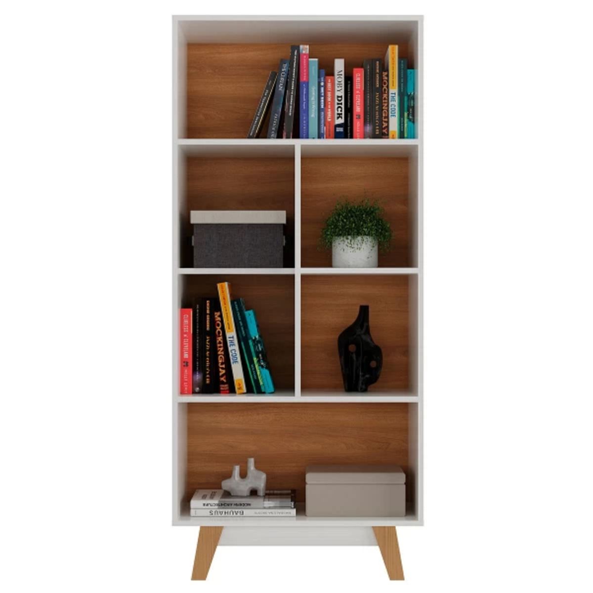 TU MESITA - Librero Multiusos Seúl color Blanco 1 puerta TU MESITA