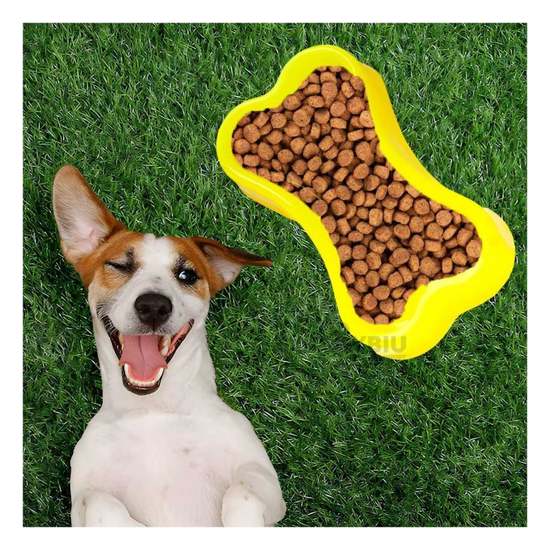 RYBIU IMPORT - Plato Compacto en Color Amarillo Y+Papel de Regalo