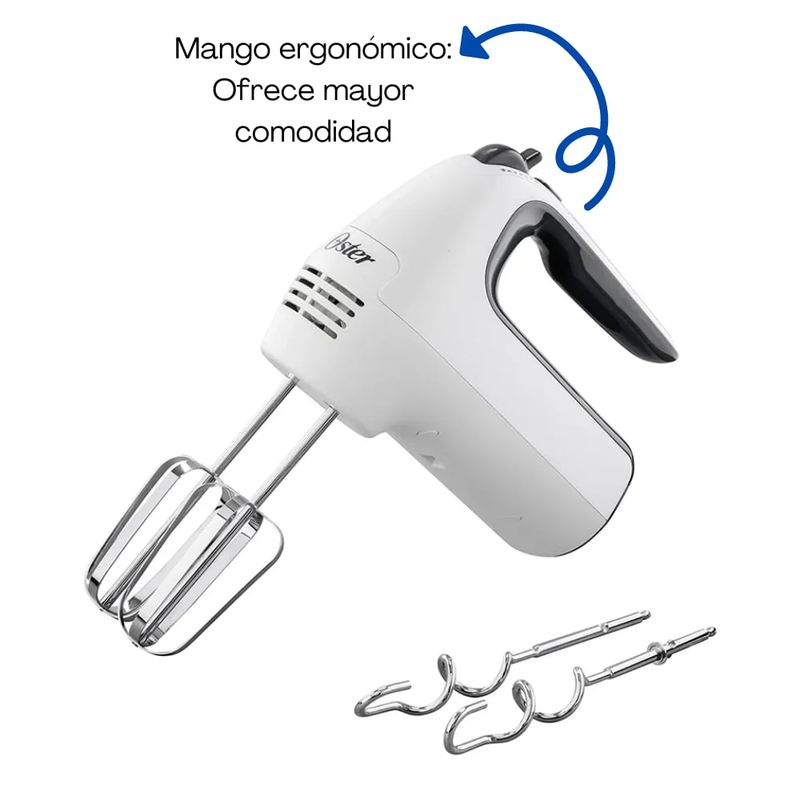 OSTER - Batidora de Mano Oster con 6 velocidades y función turbo FPSTHM3532