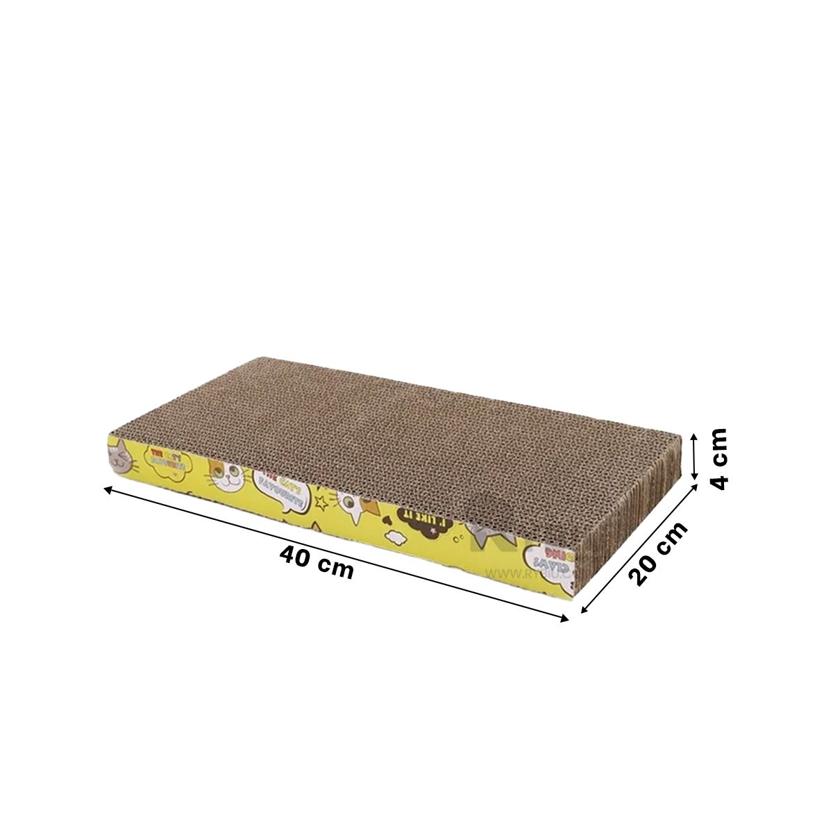 GENERICO - Arañador Antiestres para Gatunos de Carton Y+Gift Stickers