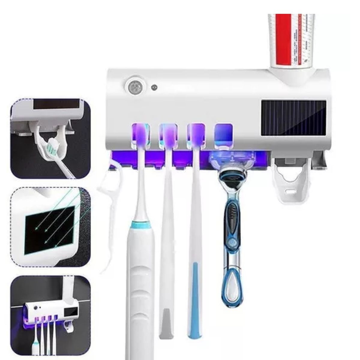 GENERICO - Soporte Para Cepillos Y Pasta Dental Organizador Esterilizador