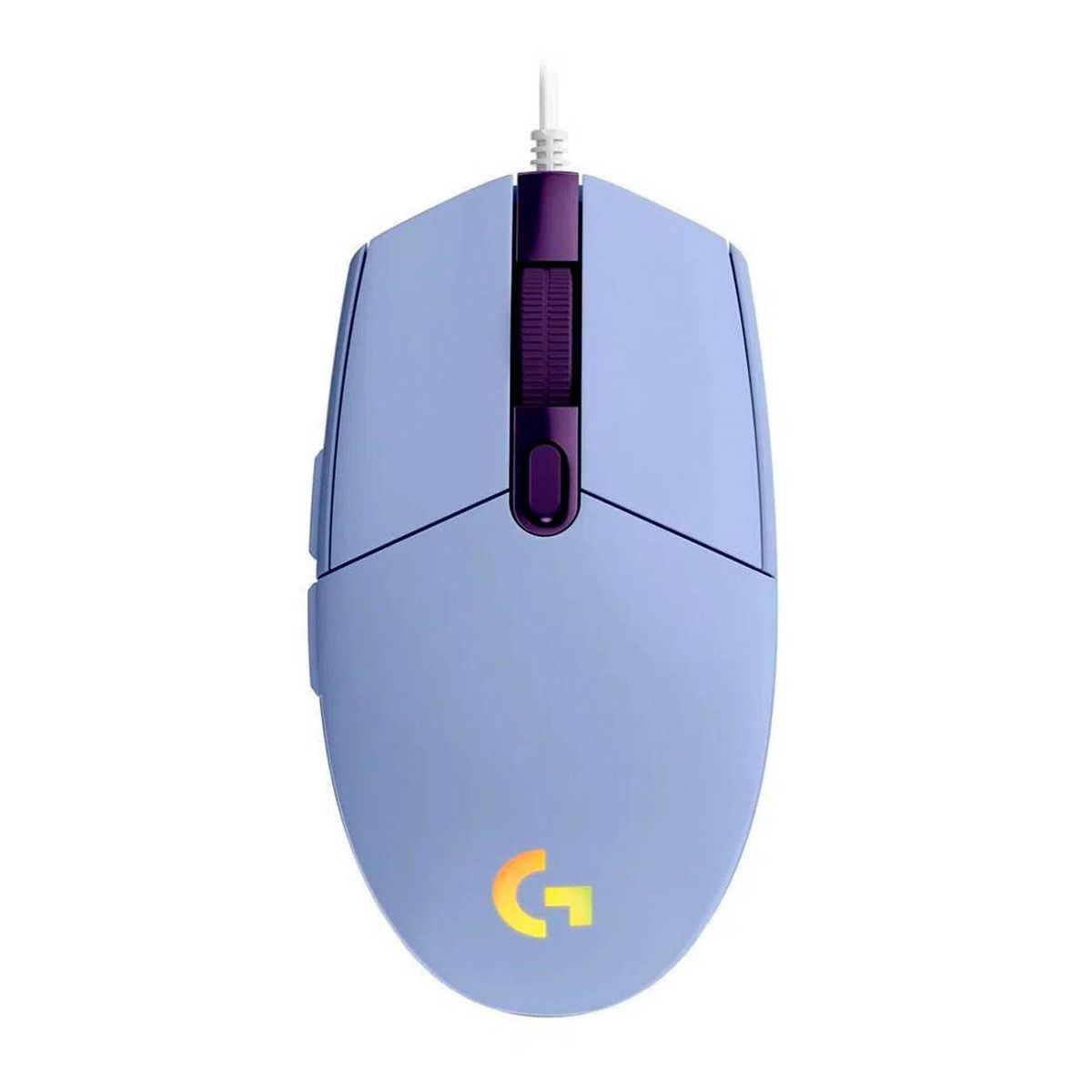 LOGITECH - Mouse Gamer Logitech G203 LIGHTSYNC Optical 8000 DPI RGB Lila